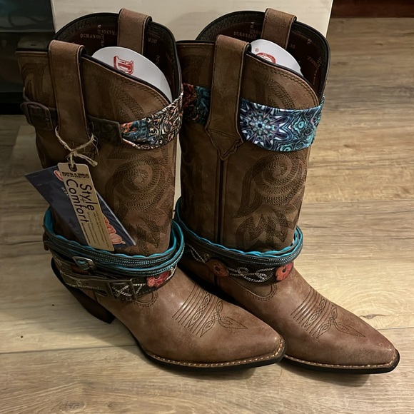 DURANGO CRUSH western style Country Boots Size: 7.5 M NWT - Picture 6 of 6